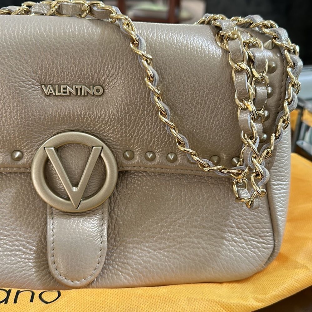 VALENTINO BY MARIO VALENTINO Antoinette Preciosa Leather Shoulder Bag NEW w/ tag - Picture 2 of 8